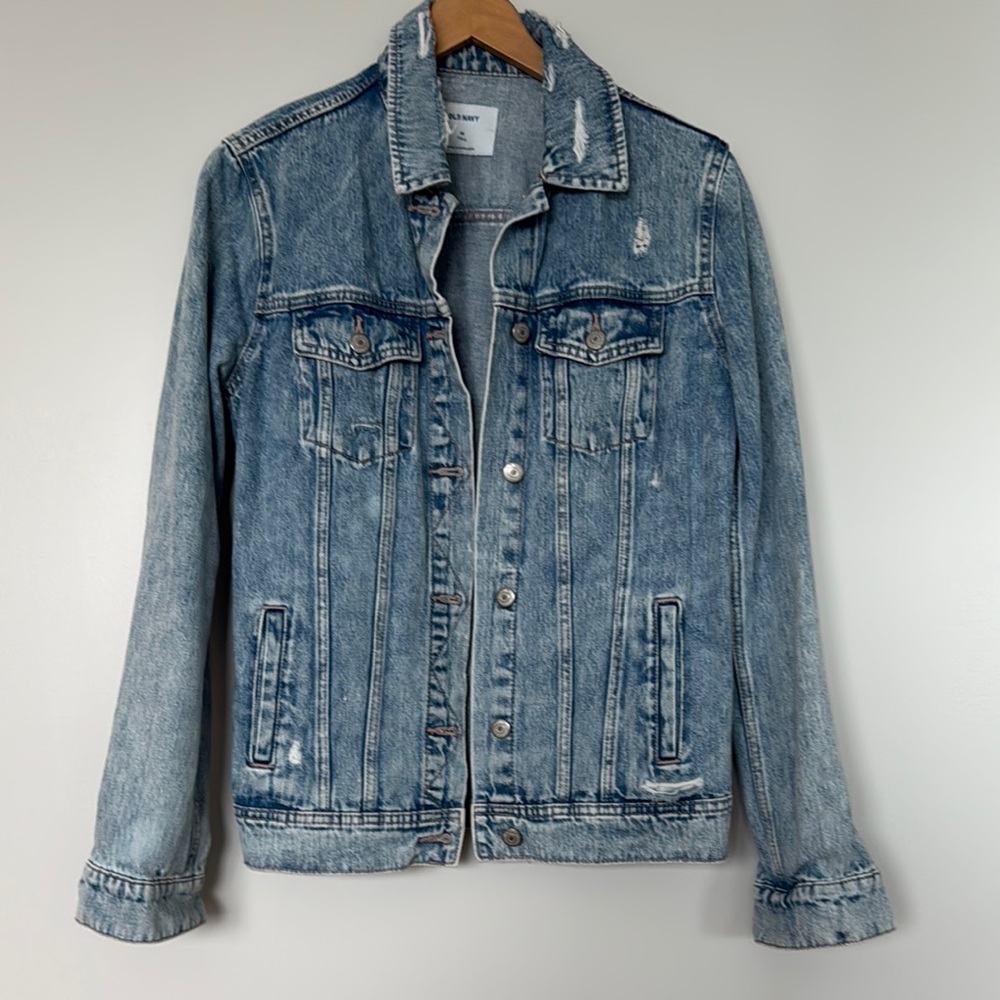 Old Navy Women’s Jean Jacket Medium Tall